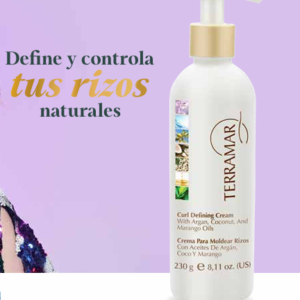 crema para moldear rizos con aceites de argán, coco y marango 230 g. / 8,11 oz.